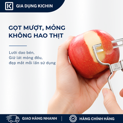 Combo kéo cắt đa năng + nạo rau củ cao cấp thương hiệu Kichin