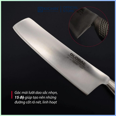 Dao bếp Nhật cao cấp Global GF36 Nakiri - Dao thái rau củ (200mm)