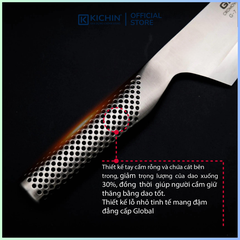 Dao bếp Nhật cao cấp Global G7R Oriental Deba - Dao thái lọc thịt cá (180mm)