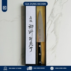 Dao bếp Nhật cao cấp Tojiro Petty thép Damascus 37 lớp VG10 - Dao gọt hoa quả 135mm F333