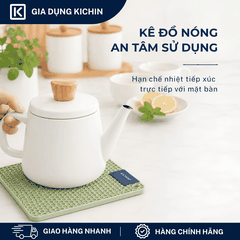 Miếng Lót Silicone chịu nhiệt cao cấp Thương Hiệu KICHIN - Bảo vệ, chống trầy bề mặt bếp, bàn, lót nồi