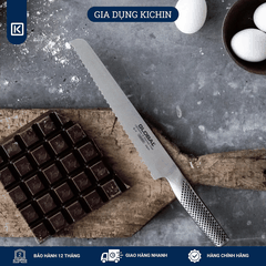 Dao bếp Nhật cao cấp Global G9 Bread - Dao cắt bánh mỳ (220mm)