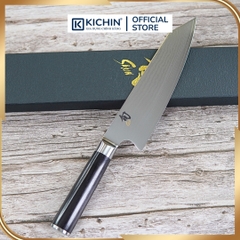 Dao thái thịt cá cao cấp KAI Nhật Bản - Shun Classic Kiritsuke thép VG-Max Damascus 69 lớp DM0771 (200mm)