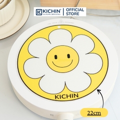 Miếng lót bếp từ Silicon vải sợi thủy tinh cao cấp dày 7mm cảm ứng từ, chịu nhiệt cao, chống trầy xước