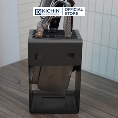 Hộp cắm dao để bàn 5 rãnh thép chống gỉ cao cấp - HC01 (12x15x23cm)