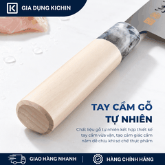 Dao bếp Nhật cao cấp KAI Ginju Deba - Dao thái lọc thịt cá AK5063 (165mm)
