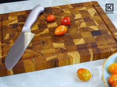 Dao thái đa năng Nhật cao cấp KAI Seki ManJu cán kim loại Small Santoku - 041BE0402 (145mm)
