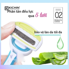 Dao cạo lông cao cấp Nhật cho nữ Aquafit 5 Blade AF-3BB (3 chiếc)