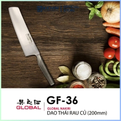 Dao bếp Nhật cao cấp Global GF36 Nakiri - Dao thái rau củ (200mm)