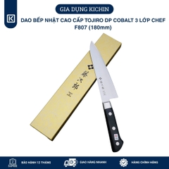 Dao bếp Nhật cao cấp Tojiro DP Cobalt 3 lớp Chef F807 (180mm)