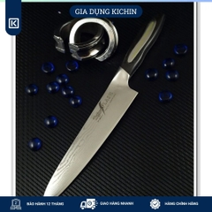 Dao bếp Nhật cao cấp Tojiro Flash Chef thép Damascus 63 lớp VG10 - Dao thái thịt cá 210mm FF-CH210
