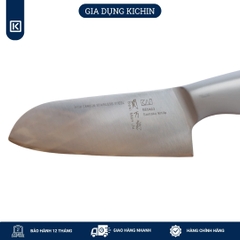 Dao thái đa năng Nhật cao cấp KAI Seki ManJu cán kim loại Small Santoku - 041BE0402 (145mm)
