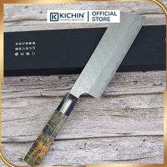 Dao Đa Năng Nakiri Kiritsuke Nigara 180mm Thép SPG STRIX (LIMITED)