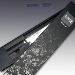 Dao Nhật Thủ Công Cao Cấp Shizu Miyako Shikisai Petty 33 Lớp Damascus (130mm)