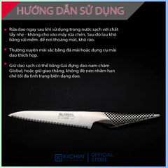 Dao bếp Nhật cao cấp Global GS14 Serated Utility - Dao đa năng (150mm)