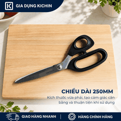 Kéo cắt gà, kéo cắt vải cao cấp thương hiệu KAI - Size vừa N5250 (250mm)