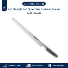 Dao bếp Nhật cao cấp Global G15R Tako Sashimi - Dao Sashimi tay phải (300mm)