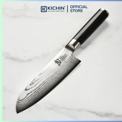 Dao bếp Nhật cao cấp Shun Classic Santoku - Dao thái đa năng thép Damascuss 69 lớp DM0702 (180mm)