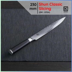 Dao bếp Nhật cao cấp Shun Premier Slicing - Dao thái lát thép Damascuss 69 lớp TDM0704 (240mm)