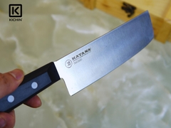 Combo dao Kataba Basic Nakiri + Petty + Dụng cụ mài dao 3 bước KICHIN