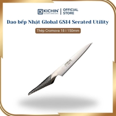Dao bếp Nhật cao cấp Global GS14 Serated Utility - Dao đa năng (150mm)