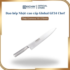 Dao bếp Nhật cao cấp Global GF34 Chef - Dao thái thịt cá (270mm)