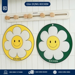 Miếng lót bếp từ Silicon vải sợi thủy tinh cao cấp dày 7mm cảm ứng từ, chịu nhiệt cao, chống trầy xước