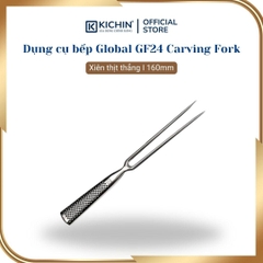 Dụng cụ bếp Nhật cao cấp Global GF24 Carving Fork - Xiên thịt thẳng (160mm)