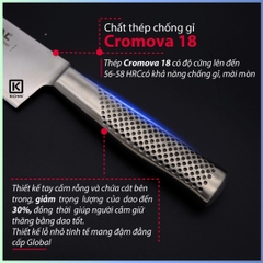 Dao bếp Nhật cao cấp Global GF33 Chef - Dao thái thịt cá (210mm)