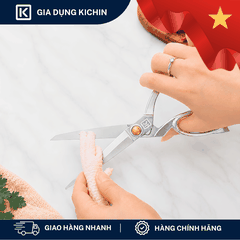 [COMBO TỰ DO] Bộ 2 dao KICHIN Origin + Kéo cắt đa năng KICHIN + Mài dao KICHIN MK01