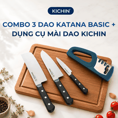 COMBO 3 dao KATANA Basic + Mài dao KICHIN