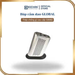 Hộp cắm dao GLOBAL thép chống gỉ cao cấp  G888D - 8 slot