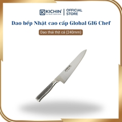 Dao bếp Nhật cao cấp Global G16 Chef - Dao thái thịt cá (240mm)