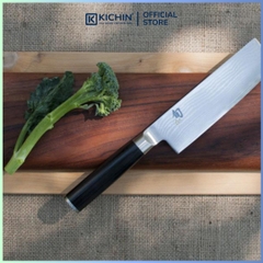 Dao bếp Nhật cao cấp Shun Classic Nakiri - Dao thái rau củ thép Damascuss 69 lớp DM0728 (160mm)