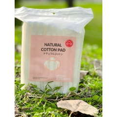 Bông tẩy trang 222 miếng Hatsu, bông tẩy trang 3 lớp Natural Cotton Pad