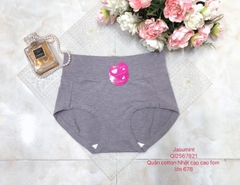 Quần cotton Nhật cạp cao fom lớn 678