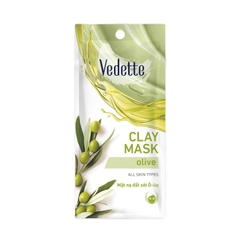 Mặt Nạ Đất Sét Oliu Vedette 15Ml + 1 Mặt Nạ Vedette Bất Kỳ