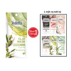 Mặt Nạ Đất Sét Oliu Vedette 15Ml + 1 Mặt Nạ Vedette Bất Kỳ