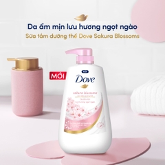 Sữa Tắm Dưỡng Thể Da Mịn Hương Hoa Dove 900Gr