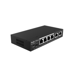 Switch PoE Ruijie RG-ES206GC-P (4 PoE Gigabit, 2 uplink Gigabit, 54W)