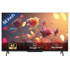 Google Tivi Coocaa 55 inch UHD QLED 4K 55Y76 điều khiển giọng nói