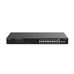 Switch PoE Ruijie RG-ES118FGS-LP (16 PoE, 2 uplink Gigabit, 120W)