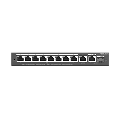 Switch PoE Ruijie RG-ES210GS-P (8 PoE Gigabit, 2 uplink Gigabit, 120W)