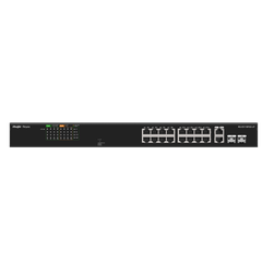 Switch PoE Ruijie RG-ES118FGS-LP (16 PoE, 2 uplink Gigabit, 120W)