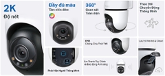 Camera TP-LINK Tapo C510W (Wifi quay quét ngoài trời 3MP)
