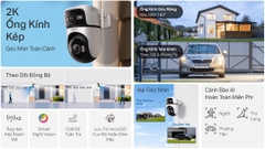 Camera TP-LINK Tapo C545D (Wifi quay quét ngoài trời 2 mắt x 3MP)