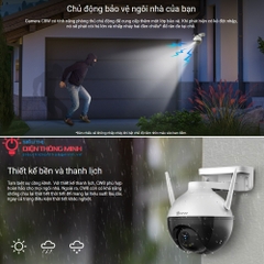 Camera EZVIZ C8W (Wifi quay quét 4MP)