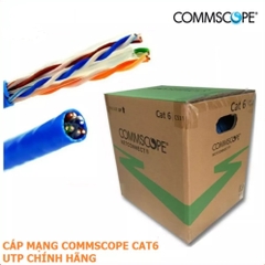 Dây mạng Cat6 UTP Commscope CS31CM BLU C6 4/23 U/UTP RIB 305M