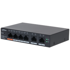 Switch PoE DAHUA DH-CS4006-4ET2GT-36 (Cloud, 4 PoE, 2 uplink, 36W)