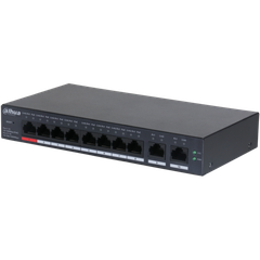 Switch PoE DAHUA DH-CS4010-8ET-110 (Cloud, 8 PoE, 2 uplink Giga, 110W)